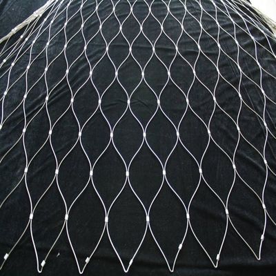 ステンレス鋼ロープ網 2mm 動物園用 304/316