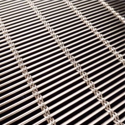 ホスピタリティ・高級ホテルロビー向け建築用クリンプ織ステンレスメッシュ