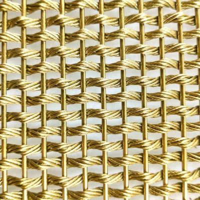 建築家用家具のキャビネットのための装飾型ステンレス鋼 ブロンズ金属網