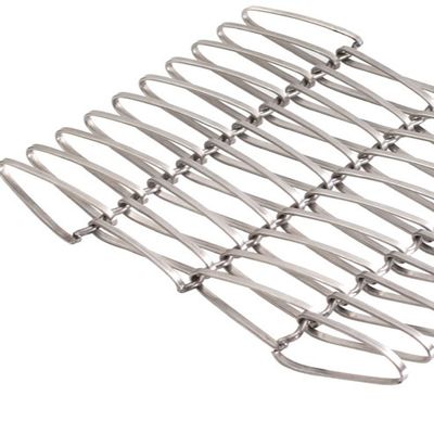 粉末コーティング アルミ ステンレス ステンレス 繊維網 Decorative Wire Grilles