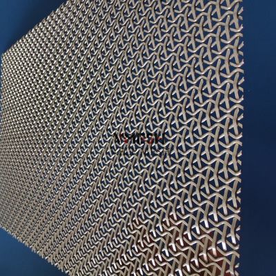 建築織り技術ワイヤーメッシュファブリック装飾クラッディング用