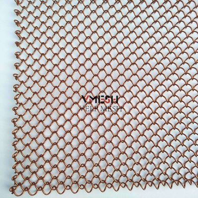 アルミコイルドレッパリー 織布線網 金属カーテン 家装用