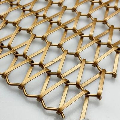 オランダの織物 装飾金 ステンレス鋼棒 装飾金属カーテン