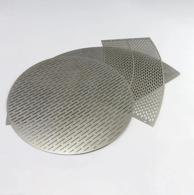 空気清浄フィルター用OEMサイズフラットラウンドエッチングメッシュフィルターディスク