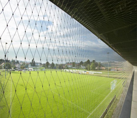 動物園の動物用囲い用の手織り304ステンレス鋼ロープメッシュ