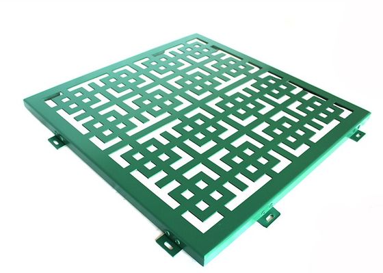 PVDF Akzonobelのアルミニウム クラッディングは金属の網ISO9002を打ち抜いた