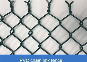 ASTM E2016の庭のサイクロンの囲うことはビニール6つのFtに塗ったチェーン・リンクの塀にパネルをはめる