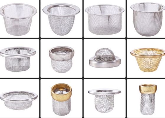 Tabaccoの帽子をろ過するSS304 316L 45mm Diaのステンレス鋼の網のこし器は水ぎせるのために形づく