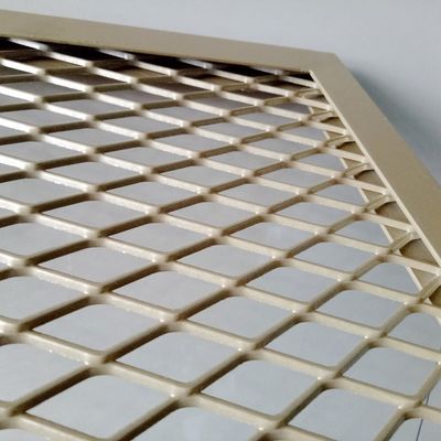 壁のクラッディングは金属の網Pvdfを粉にする金属正面の天井のためのコーティング アルミニウムを拡大した