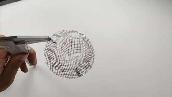 100pcs煙るタバコの金属のフィルタ・ガーゼの水ぎせるSs304