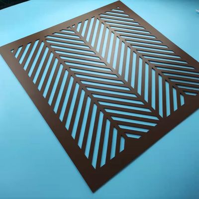 2.0mmの厚さはレーザーが装飾的な正面のステンレス鋼を切った網パネルを打ち抜いた