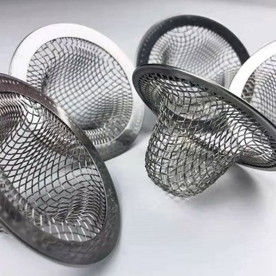 60mmの304ステンレス鋼の金網フィルター帽子のドームの形